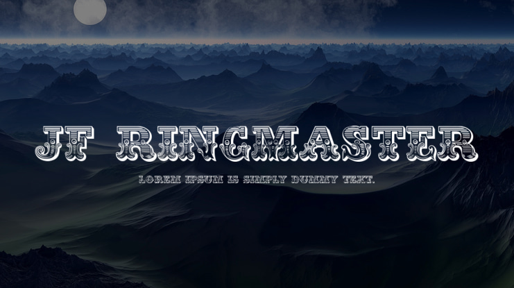 JF Ringmaster Font
