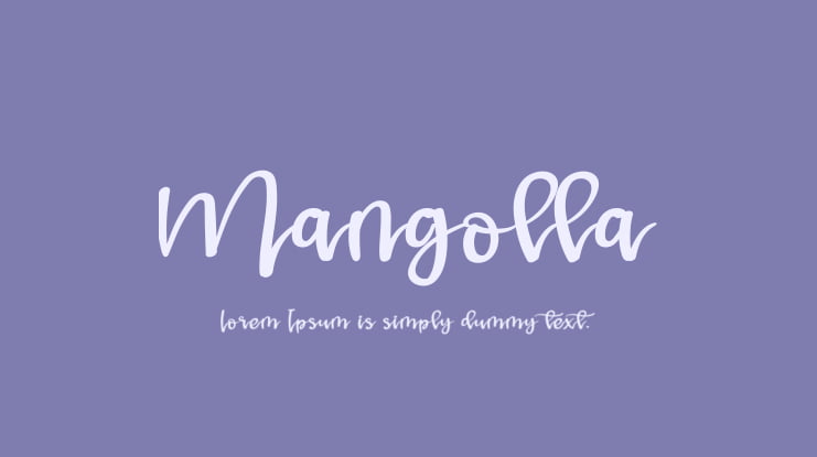 Mangolla Font