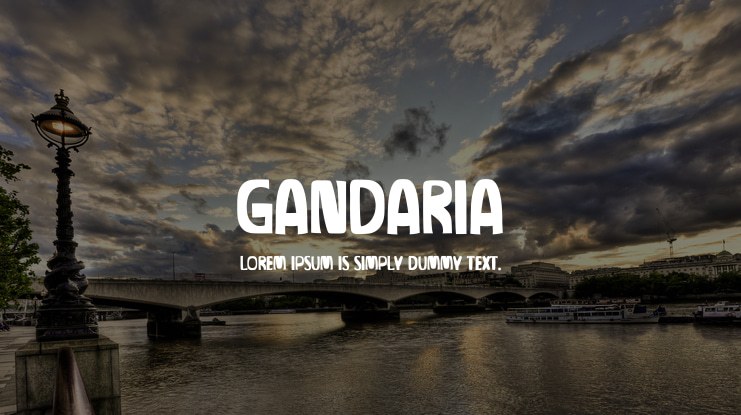 GANDARIA Font