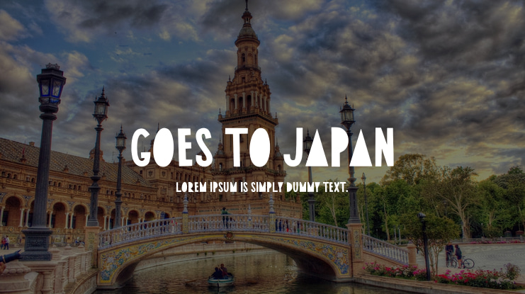 Goes To Japan Font