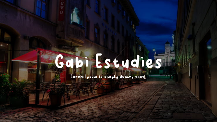 Gabi Estudies Font