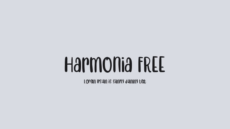 Harmonia FREE Font