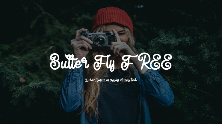 Butter Fly FREE Font