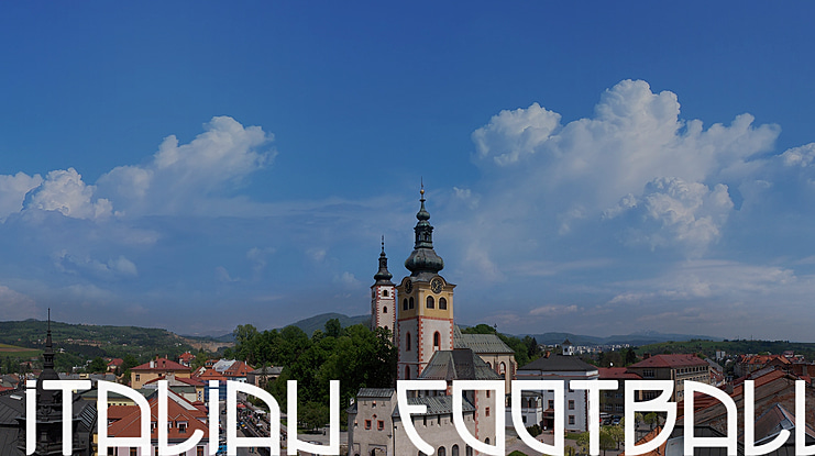 Italian Football Font