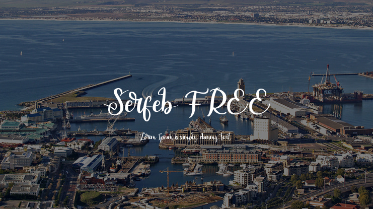 Serfeb FREE Font