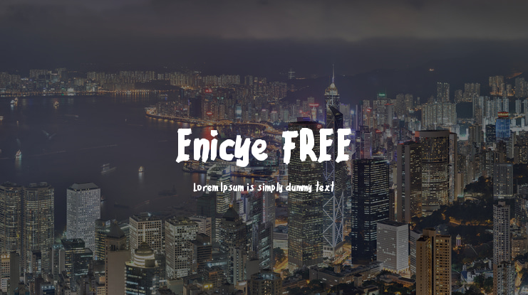 Enicye FREE Font