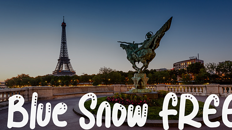 Blue Snow FREE Font