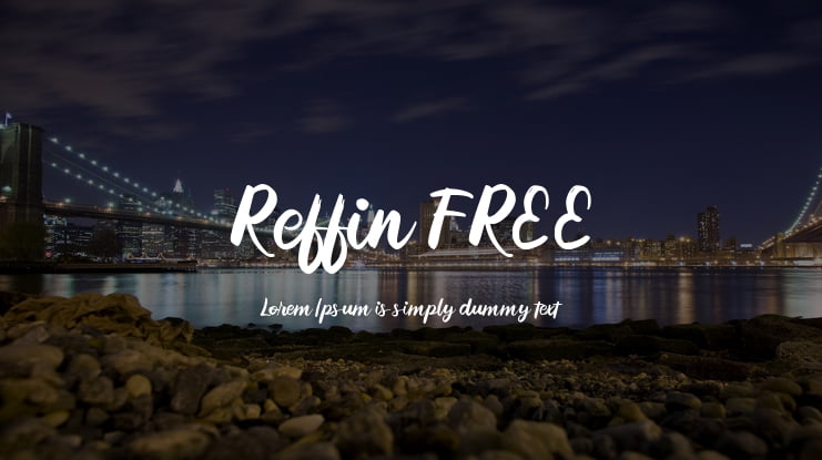 Reffin FREE Font