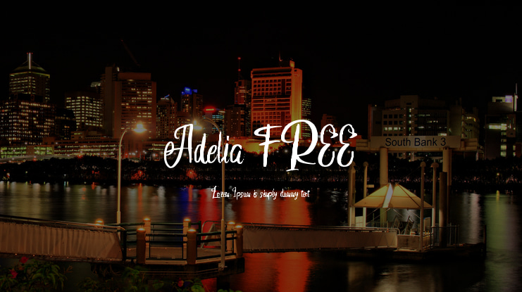 Adelia FREE Font