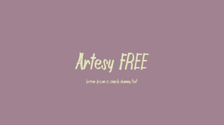 Artesy FREE Font