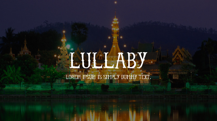 Lullaby Font