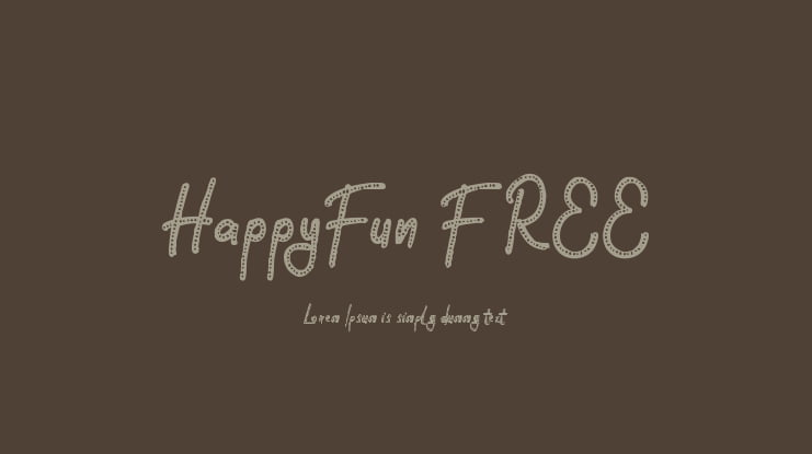 HappyFun FREE Font