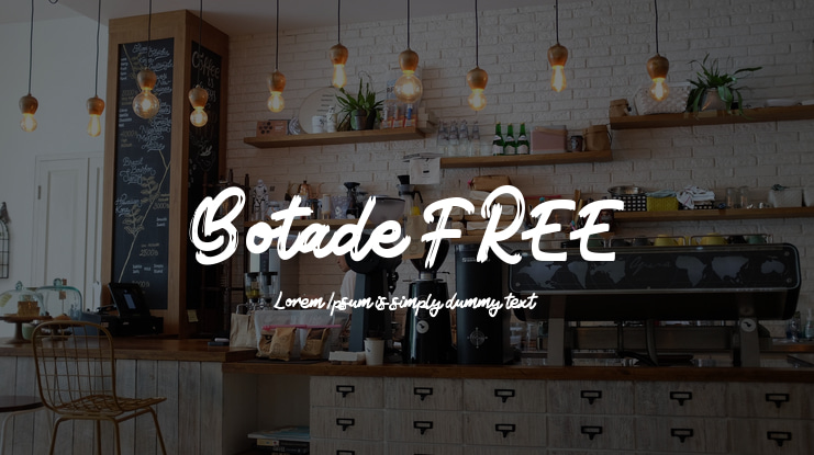 Botade FREE Font