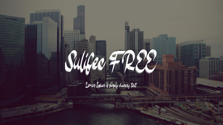 Sulifec FREE Font