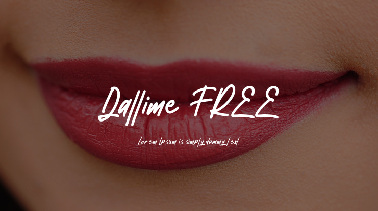 Dallime FREE Font