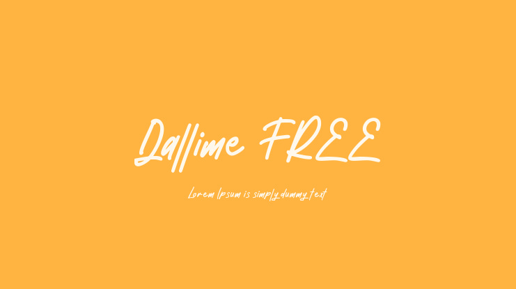 Dallime FREE Font