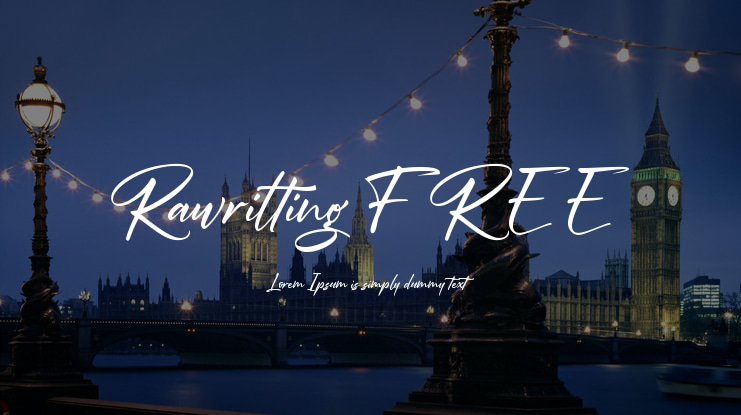 Rawrilting FREE Font