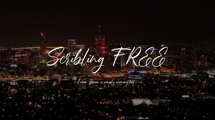 Scribling FREE Font