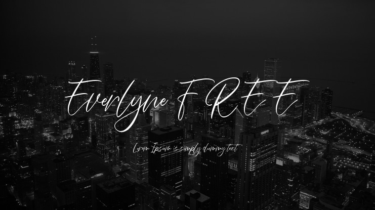 Everlyne FREE Font