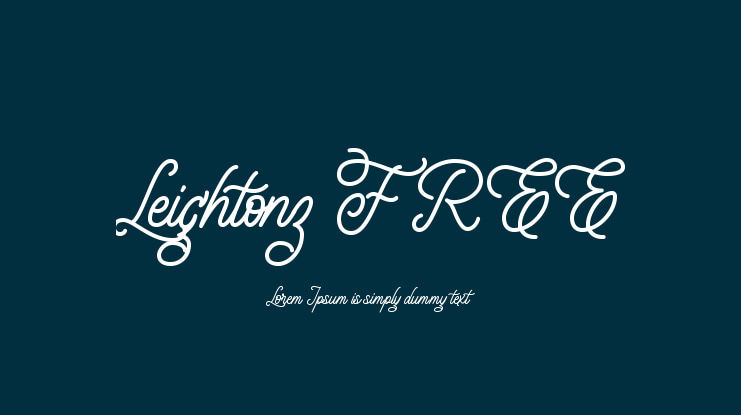 Leightonz FREE Font