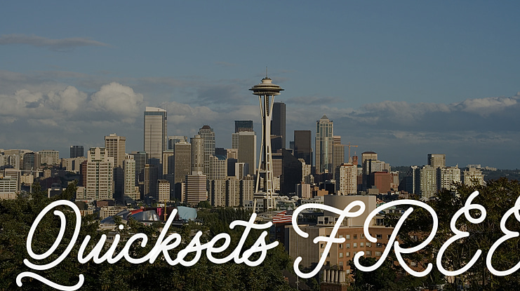 Quicksets FREE Font