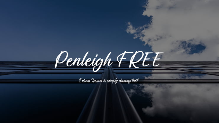 Penleigh FREE Font