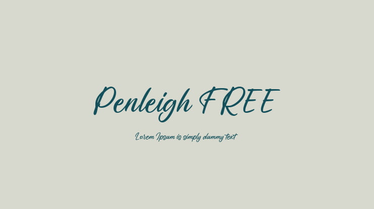 Penleigh FREE Font