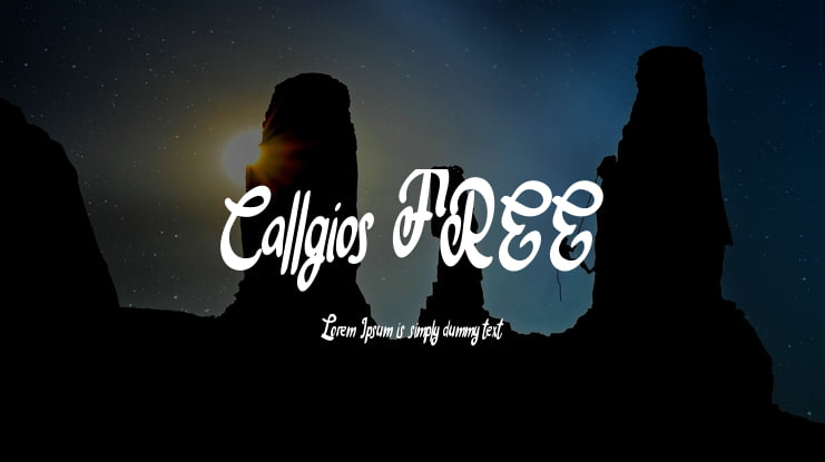Callgios FREE Font