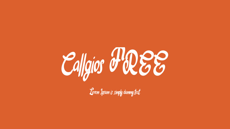 Callgios FREE Font
