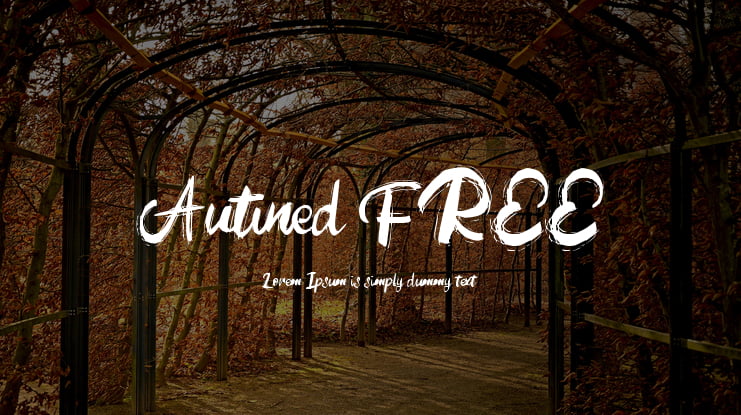 Autined FREE Font