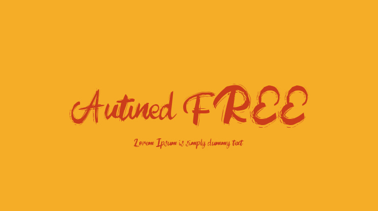 Autined FREE Font