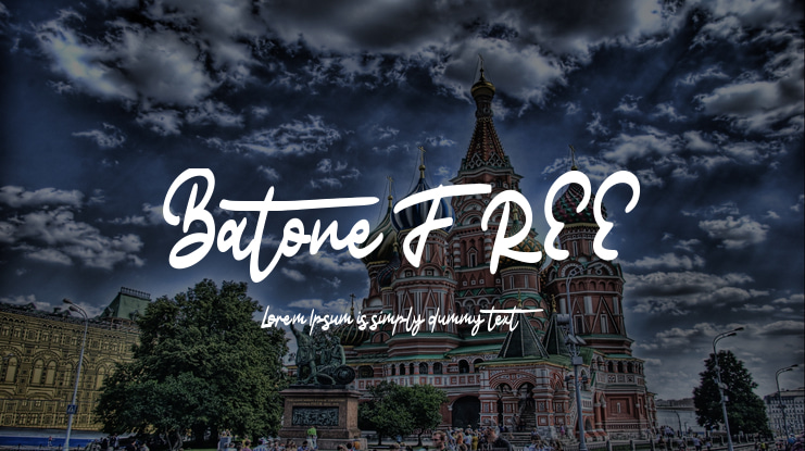 Batone FREE Font