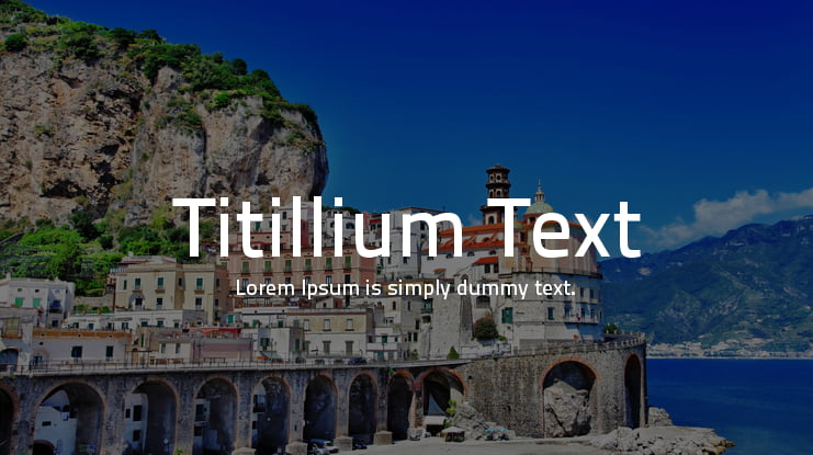 Titillium Text Font Family