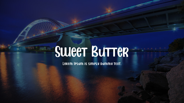 Sweet Butter Font