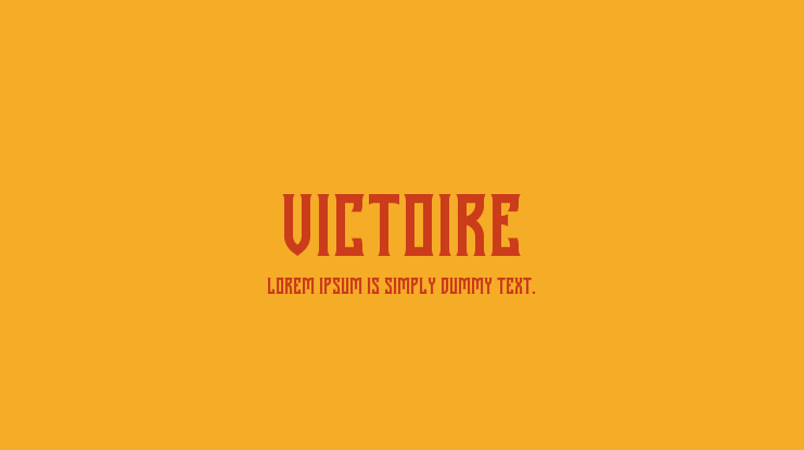 Victoire Font