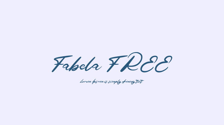 Fabela FREE Font