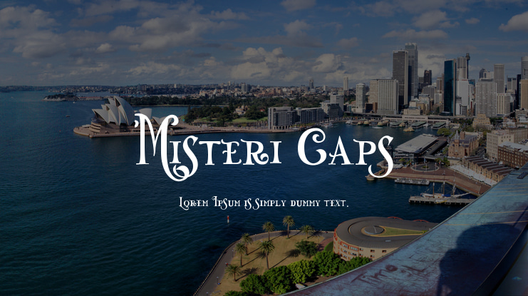 Misteri Caps Font