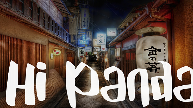 Hi Panda Font