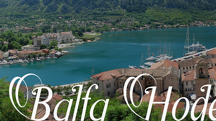 Balfa Hode Font