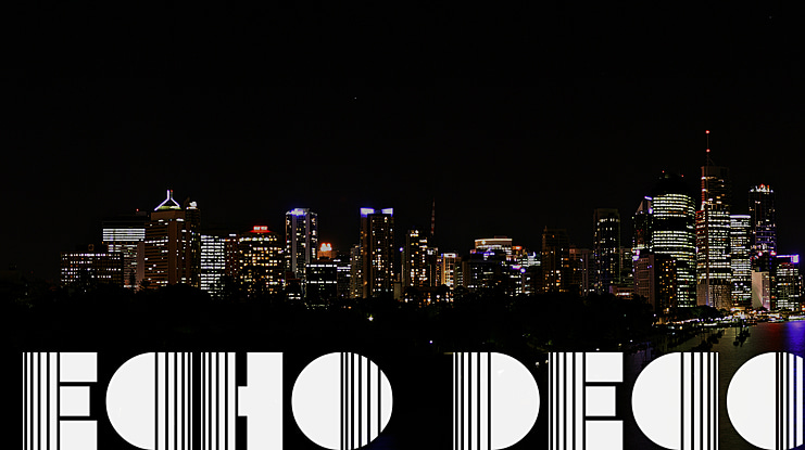 Echo Deco Font