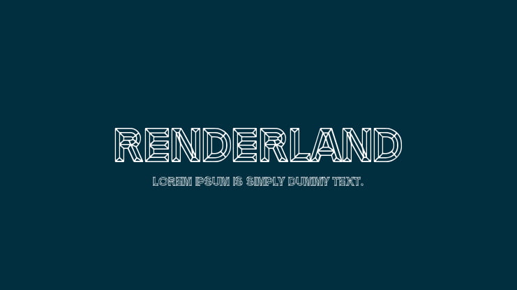 Renderland Font