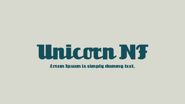 Unicorn NF Font
