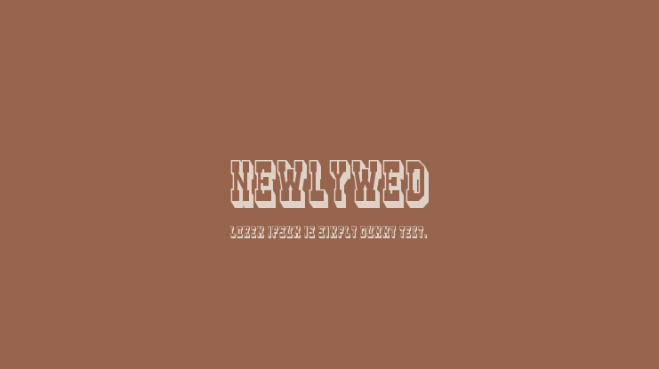 Newlywed Font Family