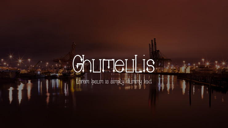 Ghumeulis Font