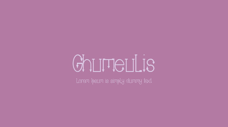 Ghumeulis Font