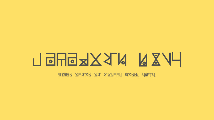 Yelekish Font