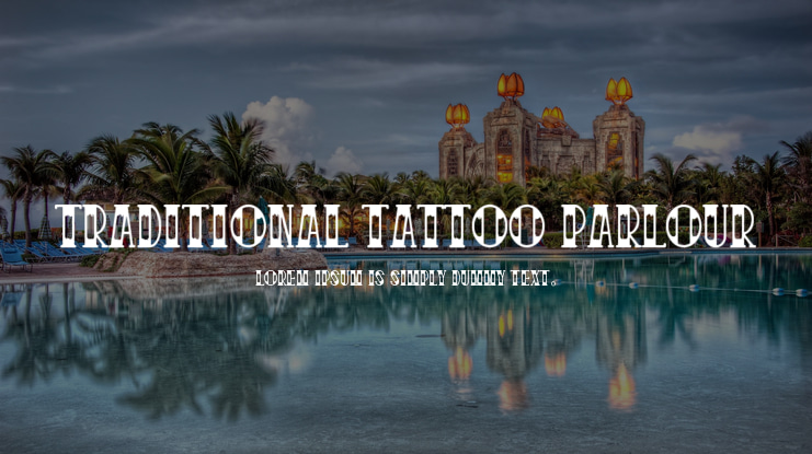 Traditional Tattoo Parlour Font