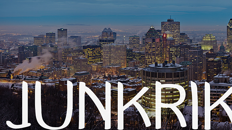JUNKRIK Font