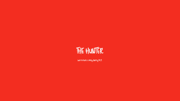 THE HUNTER Font