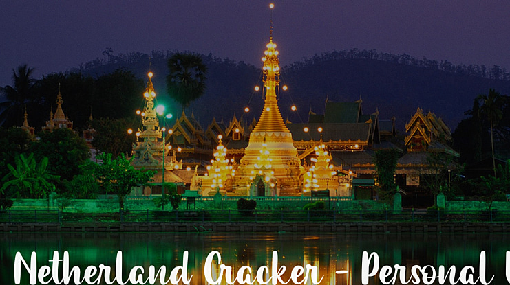Netherland Cracker - Personal U Font